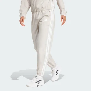 Spodnie Train Essentials 3-Stripes Woven - Spodnie sportowe damskie - miniaturka - grafika 1
