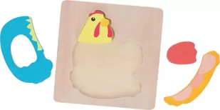 Puzzle drewniane edukacyjne układanka MARIONETTE 5el - Puzzle - miniaturka - grafika 2