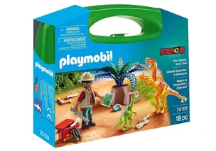 Klocki Dinos 70108 Skrzyneczka Odkrywca dinozaurów - Klocki - miniaturka - grafika 1