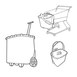 Wózek na zakupy Reisenthel Carrycruiser - black/black - Torby i wózki na zakupy - miniaturka - grafika 8