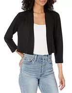 Swetry damskie - Calvin Klein Sweter damski Shrug, Czarna koszulka, XL - miniaturka - grafika 1