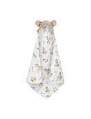 Akcesoria do fotelików - Bonjour Cherie Kocyk bambusowy do fotelika samochodowego 90/90 Koniki minky Beige - miniaturka - grafika 1