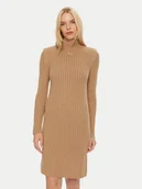 Sukienki - JOOP! Sukienka dzianinowa 58 JW244KN347 30043657 Beżowy Modern Fit - miniaturka - grafika 1