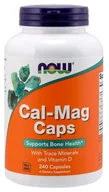 Witaminy i minerały - Now Foods Cal-Mag Caps 240 kaps - miniaturka - grafika 1
