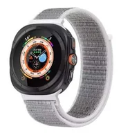 Akcesoria do smartwatchy - opaska pasek bransoleta NYLON Samsung Galaxy Watch Ultra 47mm biała - miniaturka - grafika 1