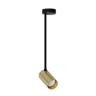 Lampy sufitowe - Nowodvorski Lampa punktowa natynkowa MONO LONG M 36cm 10W GU10 mosiądz 7732 - miniaturka - grafika 1