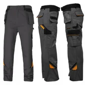 Odzież robocza - SPODNIE ROBOCZE MĘSKIE DO PASA MONTERSKIE OCHRONNE WZMACNIANE BOJÓWKI - miniaturka - grafika 1