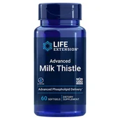 Witaminy i minerały dla sportowców - Life Extension Advanced Milk Thistle 60softgels - miniaturka - grafika 1