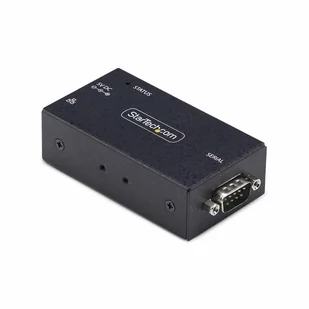 StarTech I13-SERIAL-ETHERNET konwerter szeregowy/repeater/izolator RS-232 RJ-45 Czarny - Akcesoria do serwerów - miniaturka - grafika 1