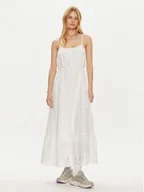 Sukienki - ONLY Sukienka letnia Lou 15313166 Biały Regular Fit - miniaturka - grafika 1