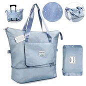 Torby podróżne - Torba Podróżna Składana Na Bagaż Wakacje Zakupy - miniaturka - grafika 1