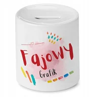 Skarbonki - Skarbonka 330 ml Dla Leny Córki Dziecka Prezent z Nadrukiem ze Zdjęciem + Opakowanie na prezent (wzór 02) - miniaturka - grafika 1