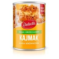 Słodkie kremy i masła - Delecta Masa krówkowa o smaku orzechowym 400 g - miniaturka - grafika 1