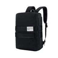 Plecaki szkolne i tornistry - Plecak na laptopa 15,6 czarny - miniaturka - grafika 1