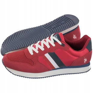 Buty Sneakersy U.s. Polo Assn. Nobil005 Czerwone - Sneakersy męskie - miniaturka - grafika 1