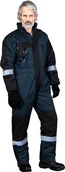 Odzież robocza - Kombinezon ochronny ocieplany granatowo-czarny roz.XL - miniaturka - grafika 1