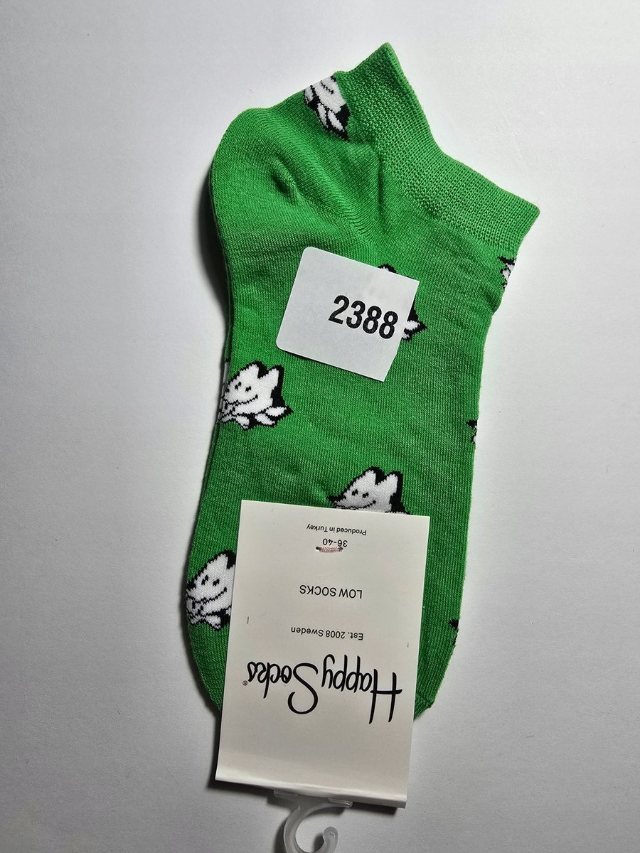 Kolorowe skarpety Happy Socks stopki unisex rozmiar 36-40 (2388)