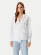 Koszule damskie - Calvin Klein Koszula K20K208226 Biały Regular Fit - miniaturka - grafika 1