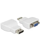 Kable - Delock adapter Displayport 1.1 M > VGA F white - miniaturka - grafika 1