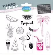 Scrapbooking - Aladine Stemple silikonowe, floryda - miniaturka - grafika 1