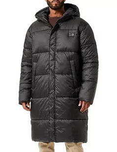 Q/S by s.Oliver Męski płaszcz outdoorowy, czarny, S - Płaszcze męskie - miniaturka - grafika 1