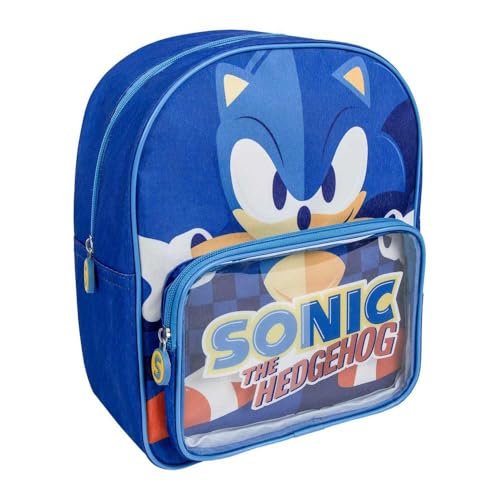 CERDÁ LIFE'S LITTLE MOMENTS, Sonic plecak dziecięcy unisex dla dzieci, niebieski, mały, Niebieski, S