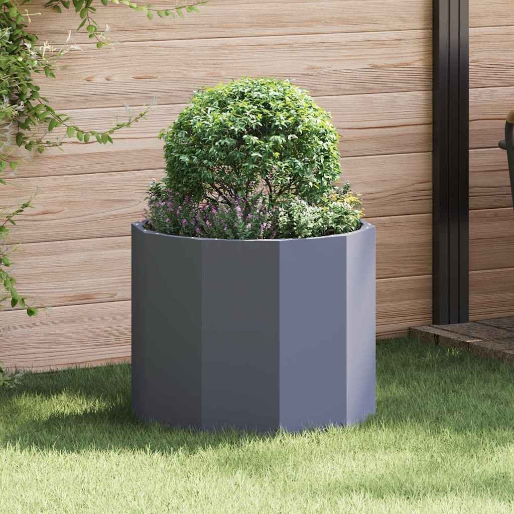vidaXL Donica Antracyt 60 x 60 x 50 cm Stal