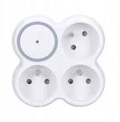 Listwy zasilające - Listwa zasilająca Solight ochrona przeciwprzepięciowa do gniazdka 570J 3 gniazdka - miniaturka - grafika 1