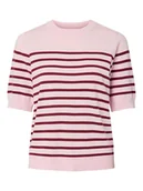 Swetry damskie - YAS Sweter w kolorze jasnoróżowo-bordowym - miniaturka - grafika 1