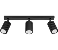 Lampy sufitowe - Sollux SL.1581 - Oświetlenie punktowe KARBON 3xGU10/10W/230V czarny - miniaturka - grafika 1