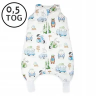 Śpiworki dla dzieci - LETNI Śpiworek z nogawkami 86-104 M WZORY! - miniaturka - grafika 1