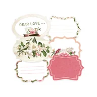 Scrapbooking - P13, Zestaw tagów Dear Love 04, 6szt. - miniaturka - grafika 1