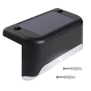 Solarna lampa schodowa tarasowa LED Maclean IP44, 4000K, Ni-MH 100 mAh, 80x45x45mm, czuj. zmierzchu MCE319 - Lampy ogrodowe - miniaturka - grafika 9