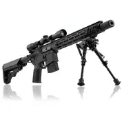 Karabin szturmowy 6mm Lancer Tactical USA LT-32 DMR Czarna Bipod + Luneta ZESTAW