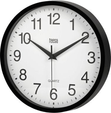 Teesa Zegar ścienny 25 cm czarny