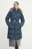 Kurtki damskie - Guess kurtka MARISOL damska kolor granatowy zimowa W4BL44 WGK22 - miniaturka - grafika 1