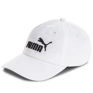 Czapki damskie - Czapka z daszkiem Puma Ess Cap 052919 White 10 - grafika 1