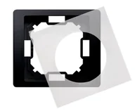 Klawisze i ramki - Kontakt Simon Ramka 1 - krotna IP44 BASIC NEOS - czarny mat - miniaturka - grafika 1