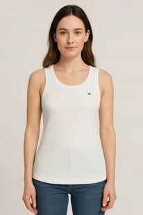 KOSZULKA Tank TOP Tommy Hilfiger r. L - Koszulki i topy damskie - miniaturka - grafika 1