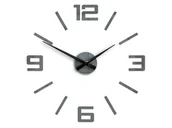 Zegary - Zegar Silver, szary, 60x60 cm - miniaturka - grafika 1