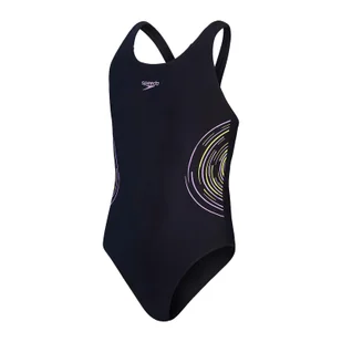 Dziewczęcy jednoczęściowy kostium kąpielowy Speedo Eco Placmement Muscleb - Stroje kąpielowe dla dziewczynek - miniaturka - grafika 1