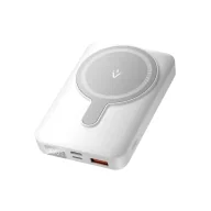 Powerbanki - Vention 10000mAh bezprzewodowe ładowanie Biały - miniaturka - grafika 1