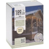 Oświetlenie świąteczne - NoName Lampki choinkowe Kaldin girliandos užuolaida 189 LED - miniaturka - grafika 1