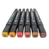 Przybory szkolne - Mazaki, Markery, Pisaki Dwustronne Torba 30szt - miniaturka - grafika 1