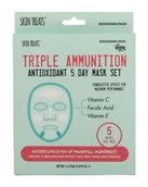 Zestawy kosmetyków damskich - Skin Treats Zestaw maseczek Triple Ammunition - miniaturka - grafika 1