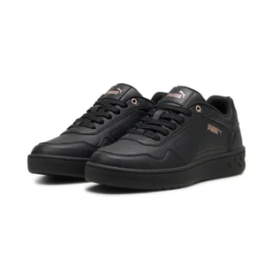Sneakersy Court Classy PUMA Black Rose Gold Metallic - Buty trekkingowe damskie - miniaturka - grafika 1