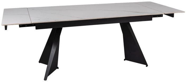 STÓŁ LACONI BIAŁY / CZARNY 160220X90