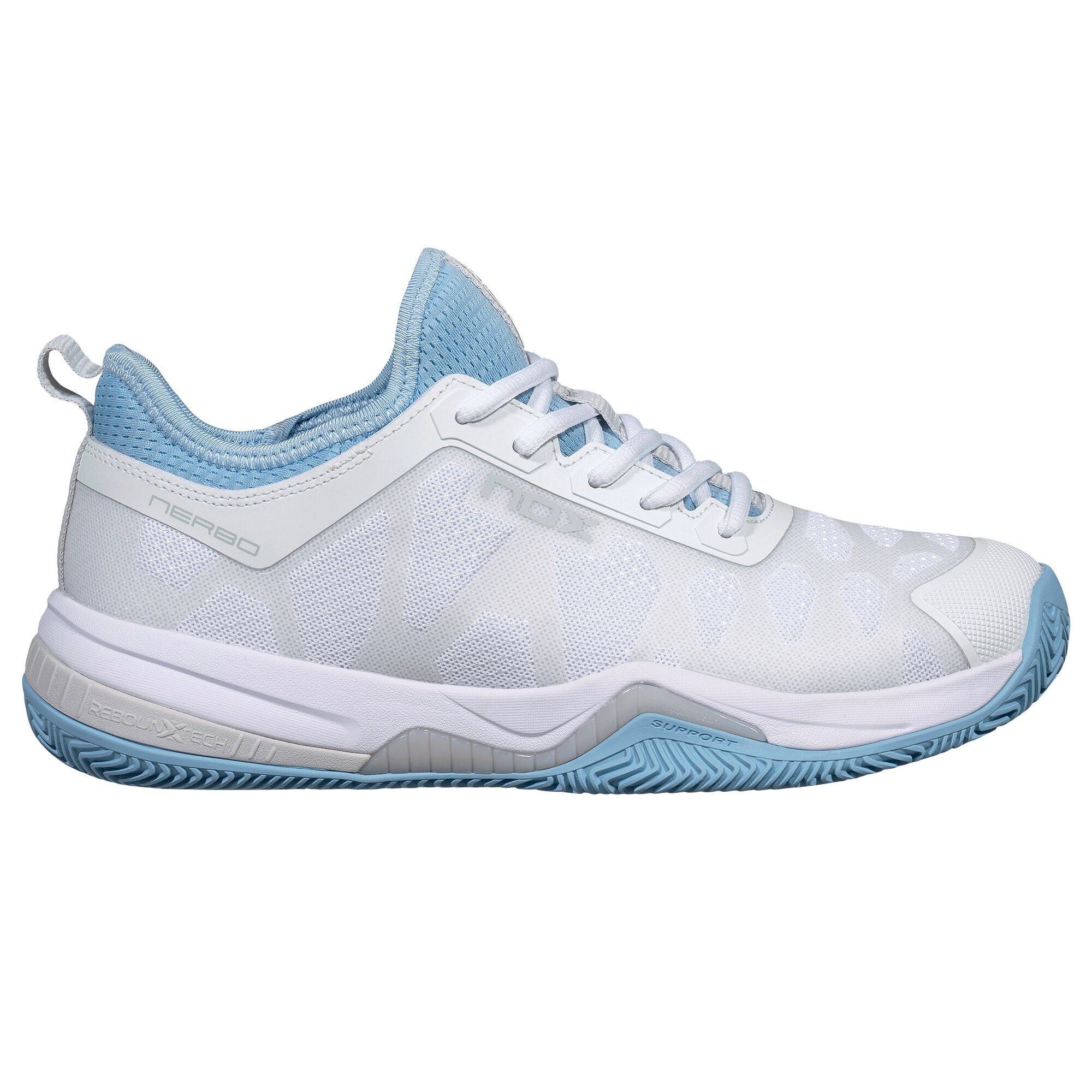Damskie buty do padla NOX Nerbo White/Dusk Blue Shoes EUR 40