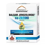 Przeziębienie i grypa - Produkty Bonifraterskie Balsam Jerozolimski na Zatoki, 60 tabletek powlekanych - miniaturka - grafika 1