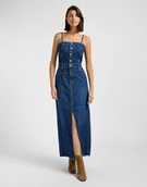 Sukienki - DAMSKA SUKIENKA LEE MAXI DENIM DRESS DARK FUSION 112363487 - Lee - miniaturka - grafika 1